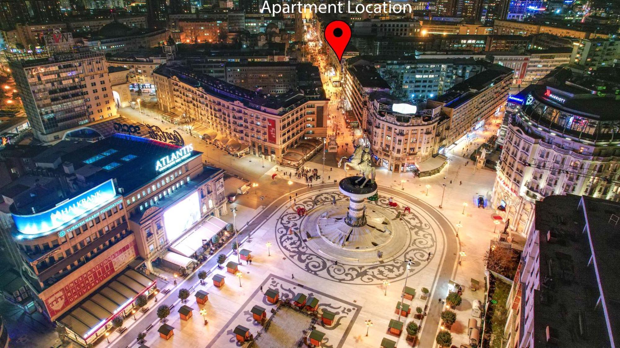 Apartment Skopje Square Exteriör bild