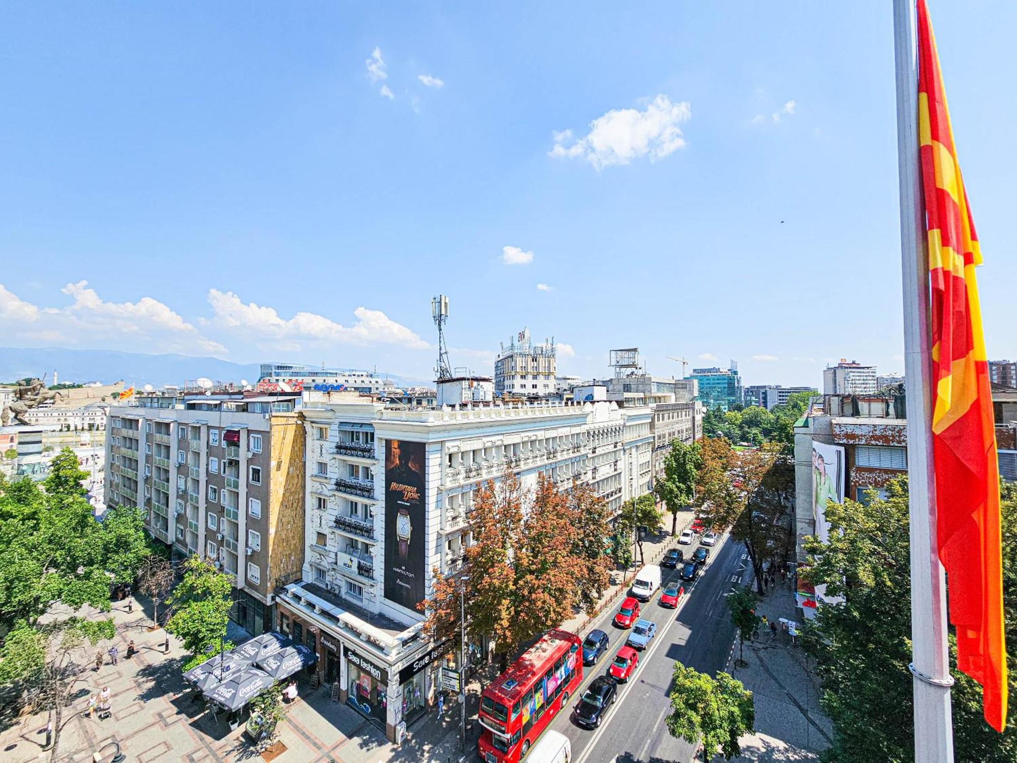 Apartment Skopje Square Exteriör bild