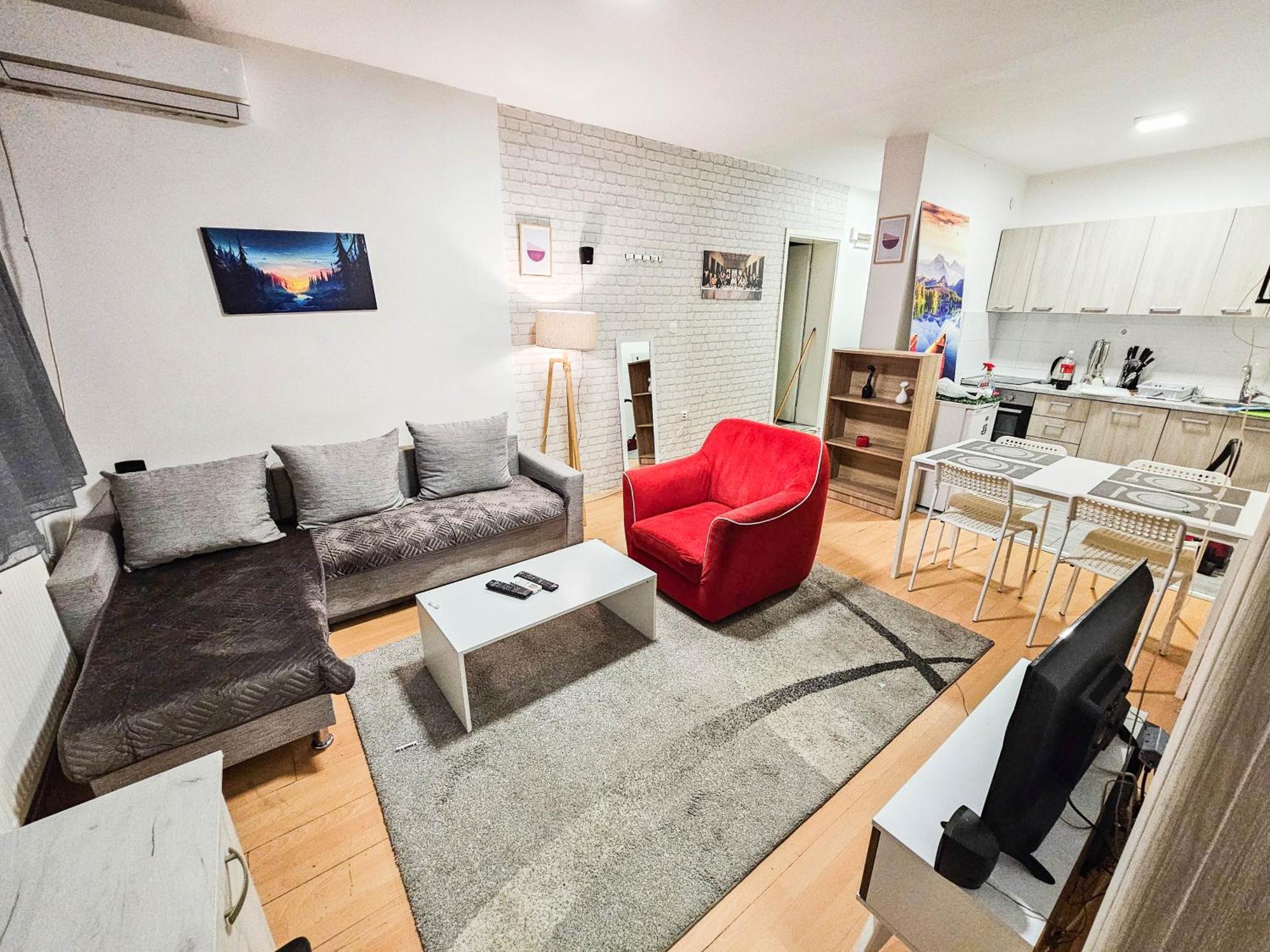 Apartment Skopje Square Exteriör bild
