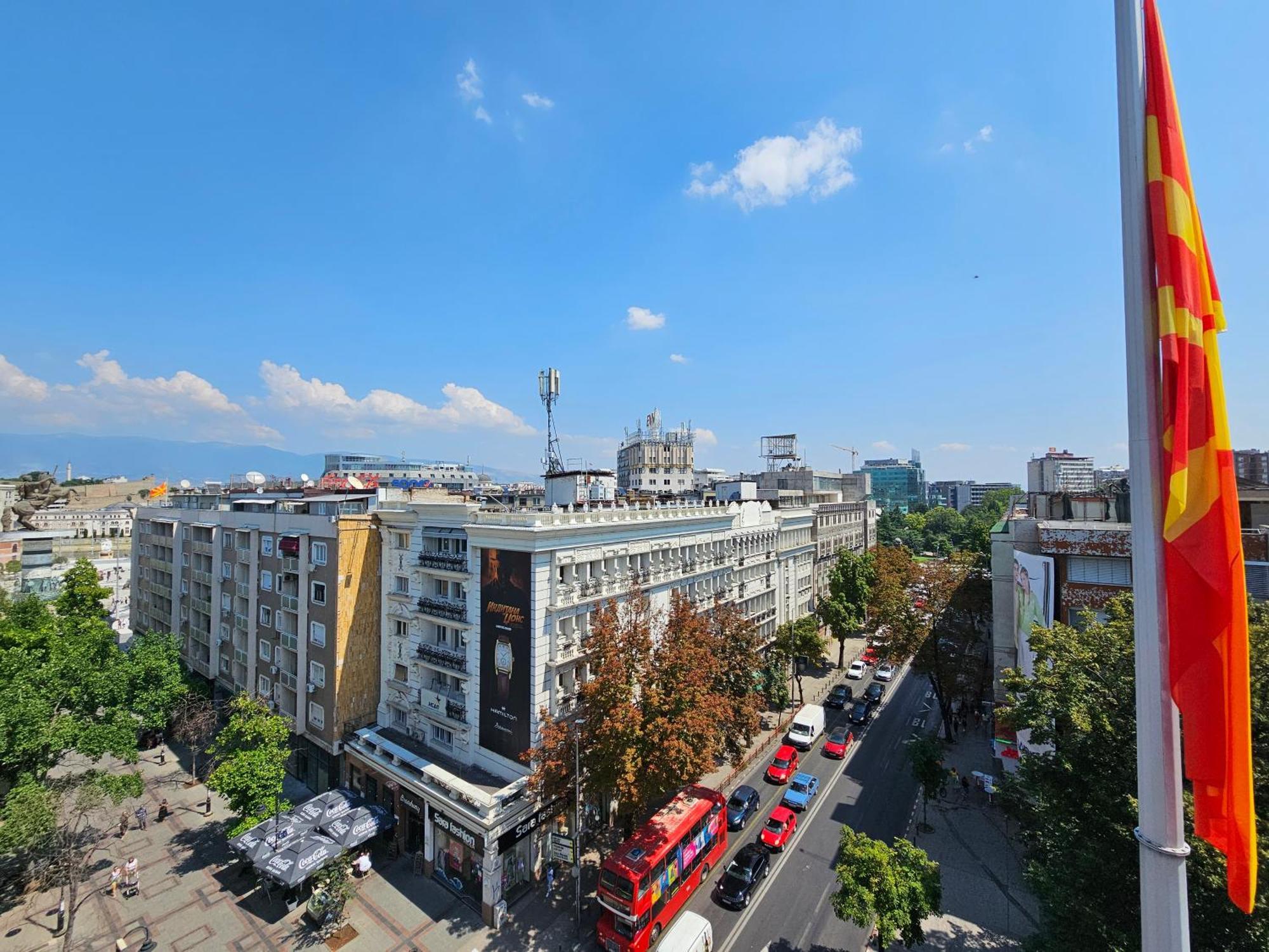 Apartment Skopje Square Exteriör bild